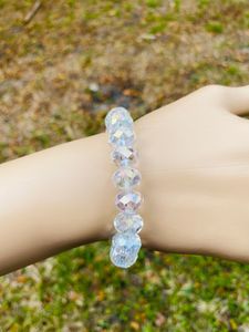 Clear Rainbow Crystal Handmade Braclet