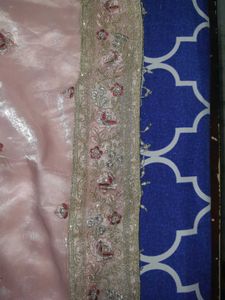 Embellished Pink dress with shalwar and dupatta