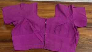 Purple Cotton Blouse