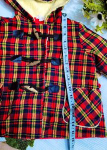 Plaid Duffle Cute Kids Coat👍👍