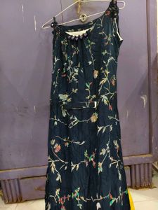 Beautiful Knees Frock With Off Shoulder