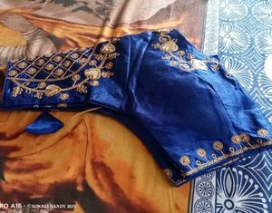 Silk Embroidery Work Blouse
