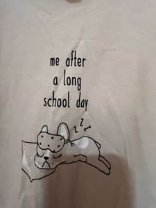 DE-FACTO Cute Pajama Set - Dog Graphic