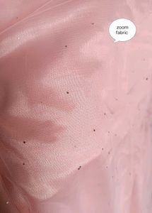 Stunning Pink Tiered Gown with Tassels ( top  &amp; gh