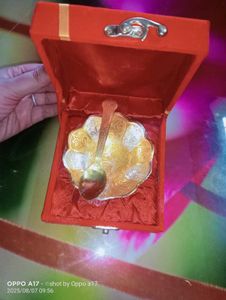 Decorative Bowl & Spoon Set