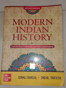 Modern Indian History Book - Sonali Bansal, Snehil