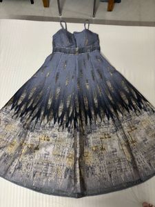 Ritu Kumar Grey Phoebe Long Dress