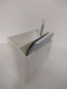 Plastic Pen And Mobile Stand