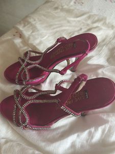 Sparkling Pink Stiletto Heels