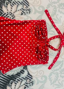 Chic Red Polka Dot TOP