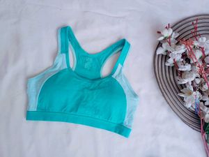 Teal Sports Bra