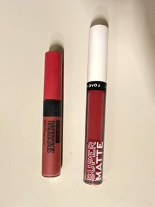 Maybelline & L'Oreal bold Party lip combo