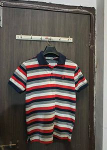 Classic Striped Polo Shirt