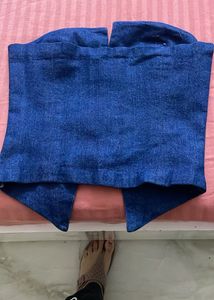 Denim Corset Top and Pants
