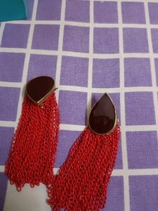 stylish Red Earrings
