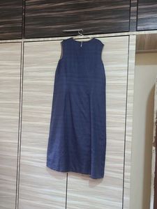 Classic Blue Midi Dress