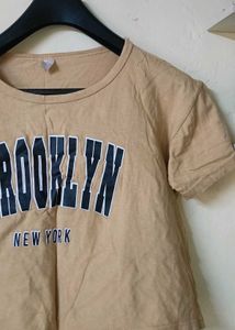 Trendy Brooklyn New York Cropped T-Shirt