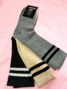 SHEIN 3 Pair Socks