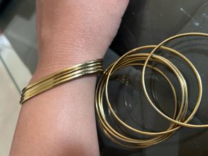 Gold Plated Bangels