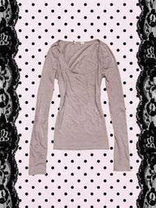 Long Sleeve Scoop Neck Top