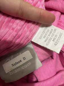 Vibrant Pink Corduroy Button-Up Shirt