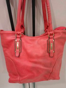 Chic Coral Tote Bag