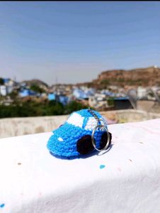 🚗 Handmade Crochet Car Keychain 😍