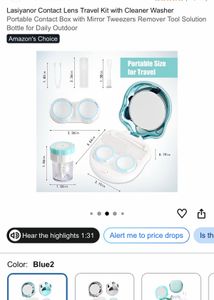 Cute Mini Paw lens container