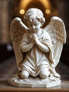 Praying Cherub Statues 3d Printed