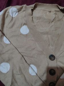 Cute Polka Dot Cardigan