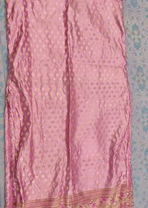 Pink Banarasi Silk kurti