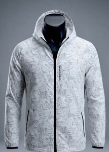 Lightweight Leaf Print upper Jacket