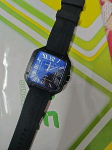 Stylish Blue Dial Watch