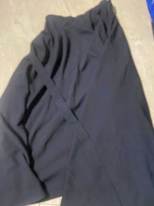 Black Flared Skirt
