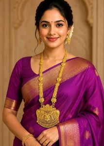 Gold Plated Necklace Set 3 In 1