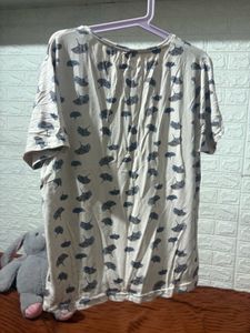 Cute Ginkgo Leaf Print T-Shirt