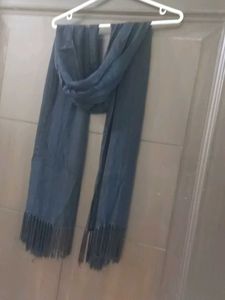 Elegant Black Scarf with Fringe from Liz Claiborne