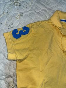 USPA Woman’s Yellow Polo Shirt
