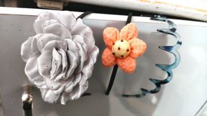 Set of 3 Flower Headbands