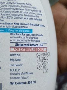 Moiz Cleansing Lotion for Face &amp; Body