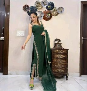 Beautiful Designer Embroidered Kurta Dupatta Set