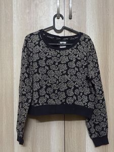 Floral Print Sweater