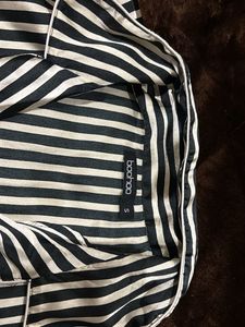 Stylish Striped satin night wear
