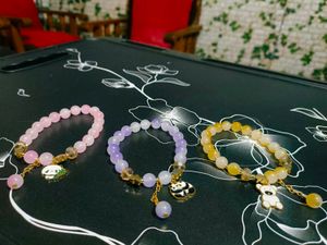 Cute Beaded Bracelets with Charms💖