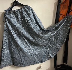 Sparkling Grey Ethnic Skirt