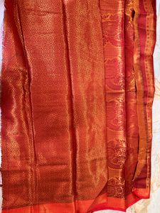 Elegant Dark Green Saree with Reddish maroon Borde