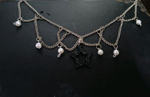 'A Black Star ' Necklace