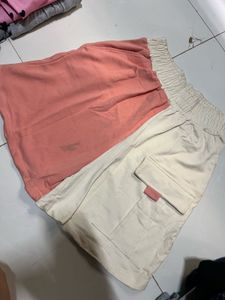 Colorblock Cargo Shorts