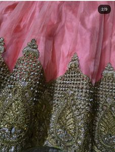 Peach Lehenga Choli Set
