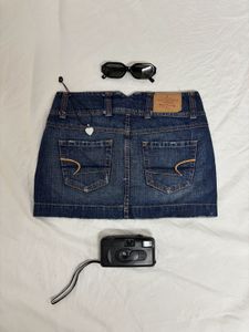 Y2K American Eagle Mini Skirt 🌷💗